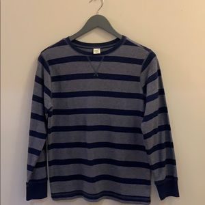 Crazy Eight Grey and Navy Blue Long Sleeves.